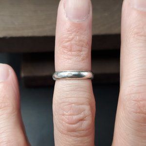 Size 3.75 Sterling Silver Cool Original Simple Toe Ring